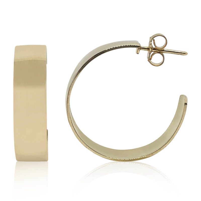1/4" Hoop Earrings- Estate
