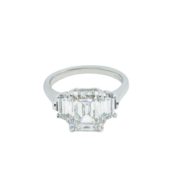 3.57ct. Emerald Cut Ring