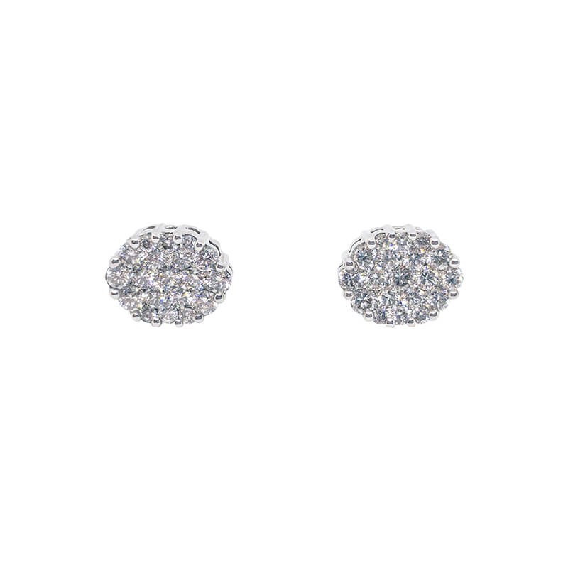 1.00ct. Oval Studs