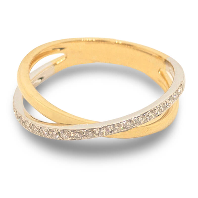 .16ct. Crossover Ring